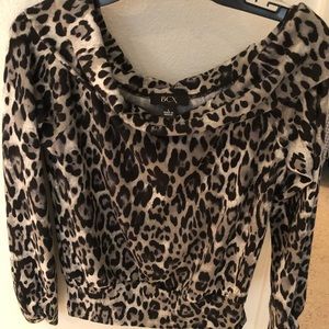 Animal print top